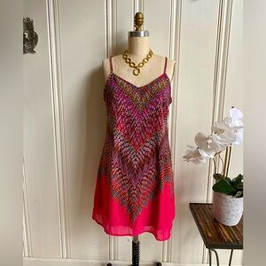 Bailey Blue printed dress size medium